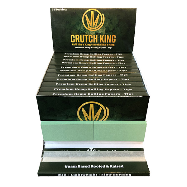 Buy RAW Organic King Size Slim Rolling Papers with Tips Online