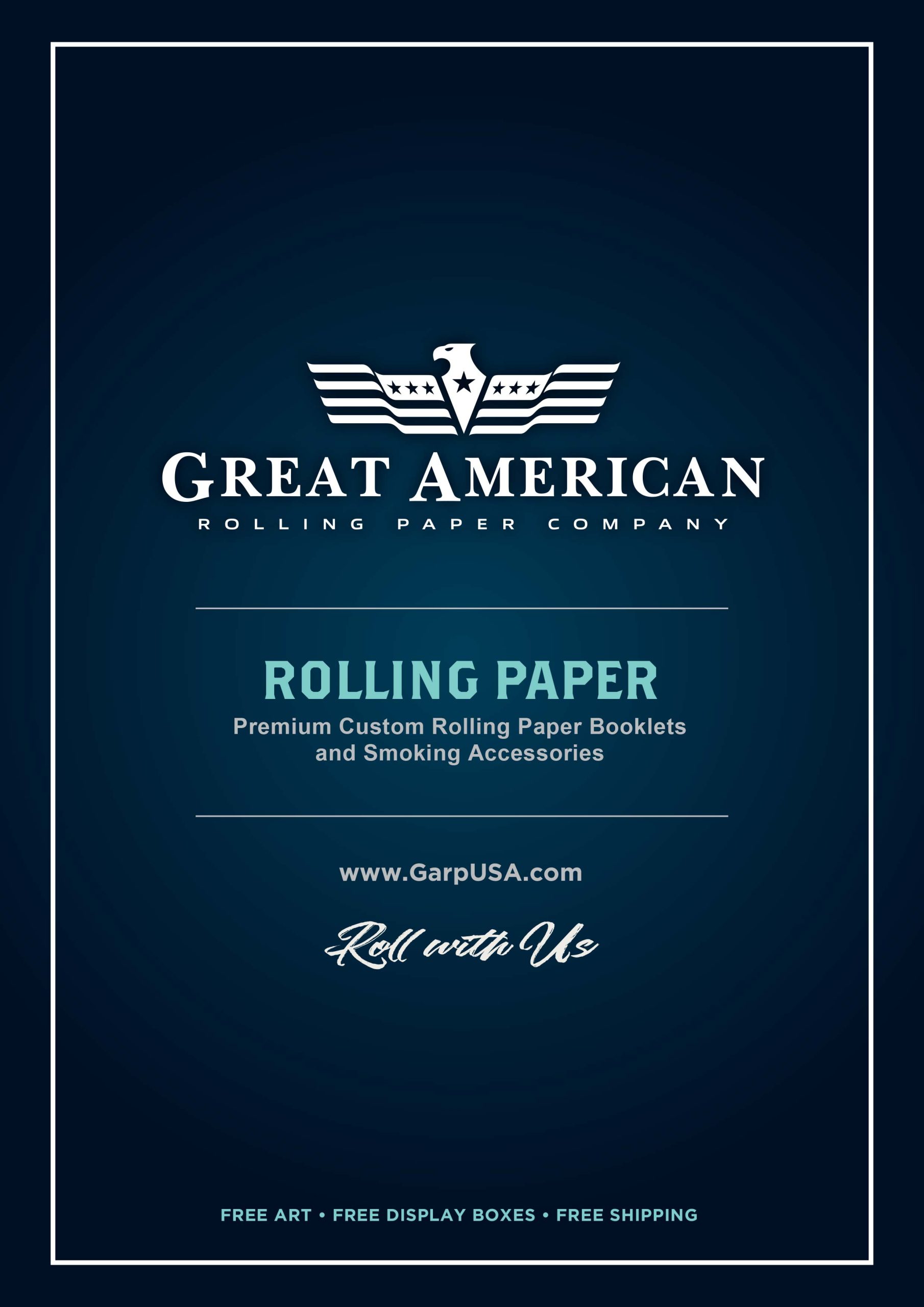 1¼” Business Logo Imprinted Rolling Papers